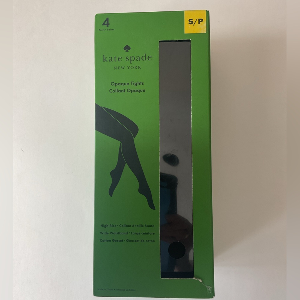 Kate Spade Opaque  4 Pairs Tights
